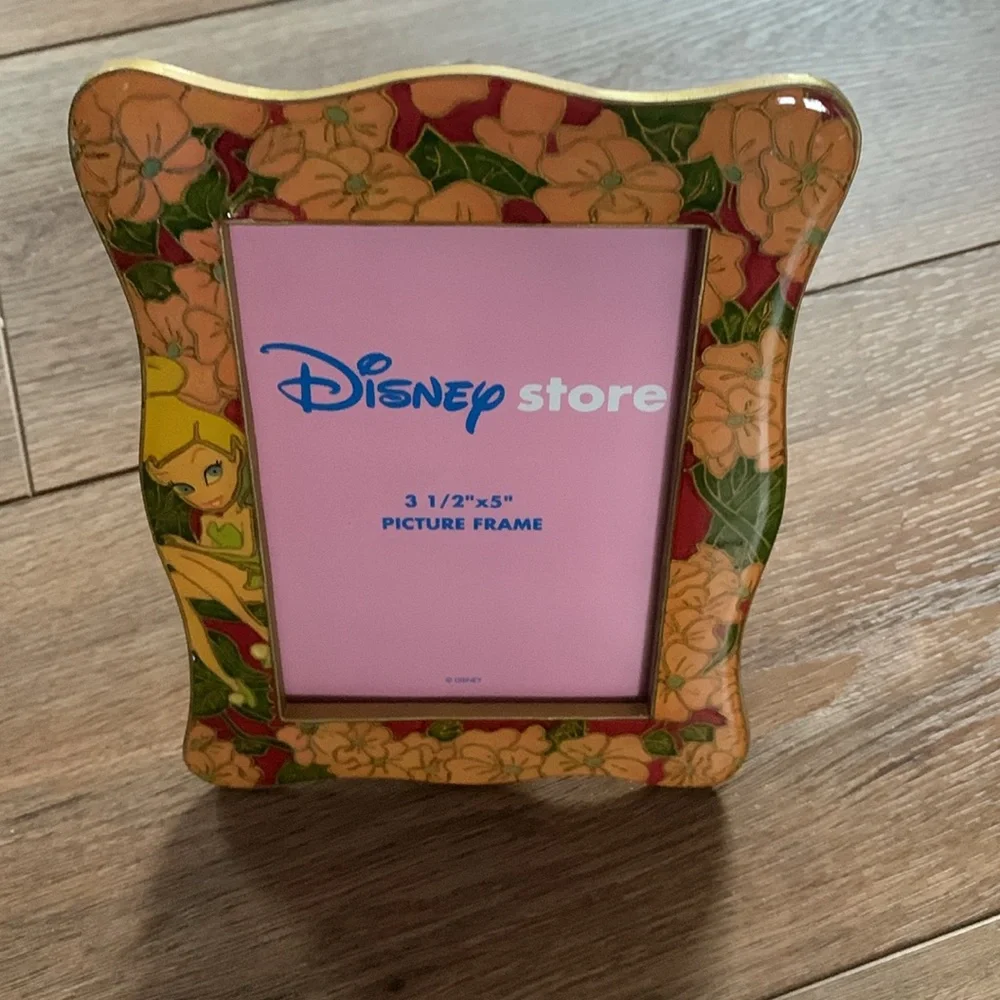 The Disney Store Tinkerbell picture Fran 3 1/2” x 5” new without box